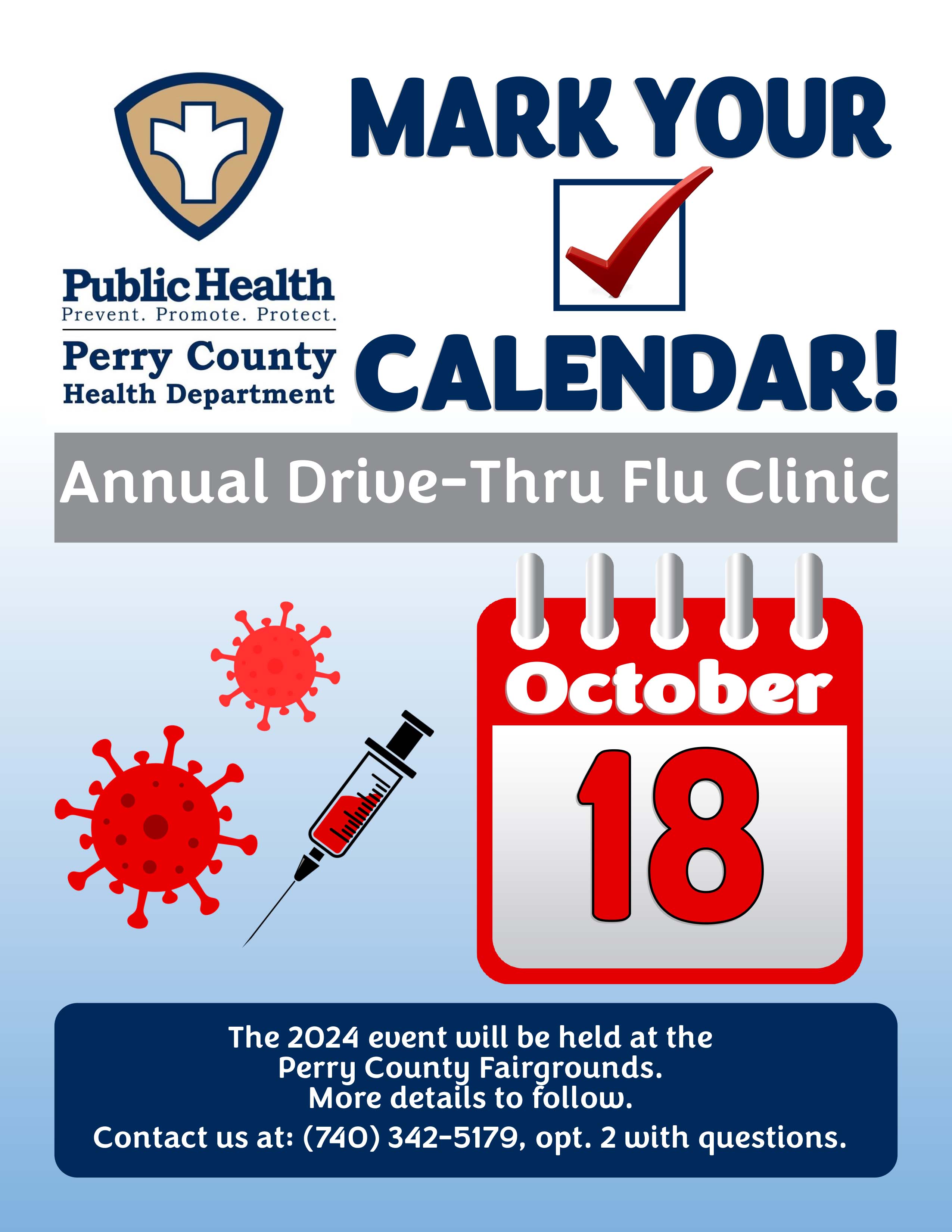 Annual Drive-Thru Flu Clinic ad