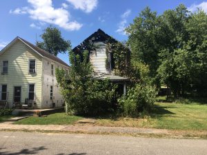 171 Adams Street, Corning — blighted house before demolition