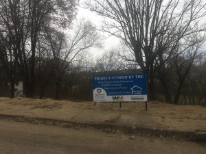 119 East Walnut Street — cleared lot after demolition