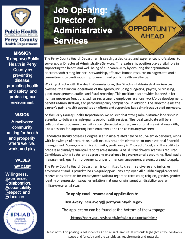 irector of Administrative Services ad
